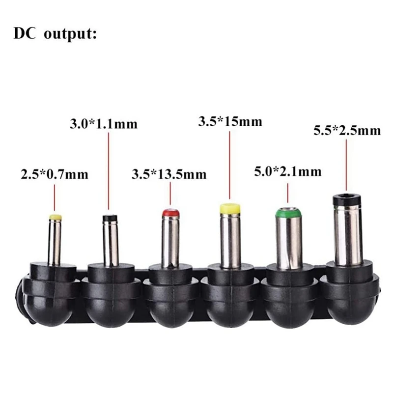 Power Adapter 3-12V Adjustable Voltage Power Adapter USB2.1A 30W Multi-Use Switching Power Supply