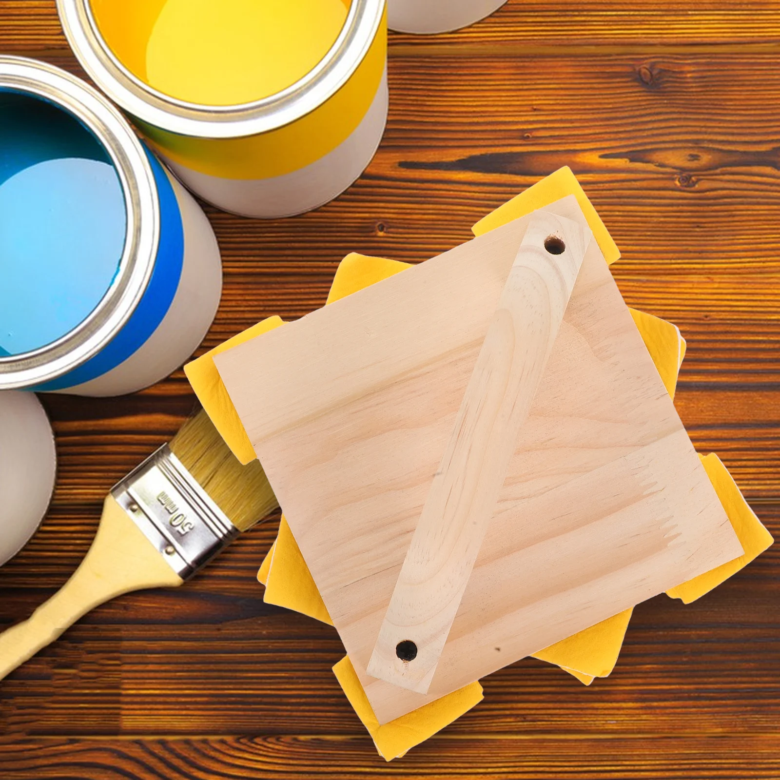 

Lambskin Fabric Brush For Artistic Painting Staining Reusable Natural Bristle Tool Wood Ceramic Pottery Acrylic Oil