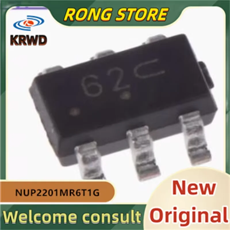 

20PCS 62C 62M 62* New and Original Chip IC SOT23-6 NUP2201MR6T1G NUP2201MR6T1 NUP2201MR6
