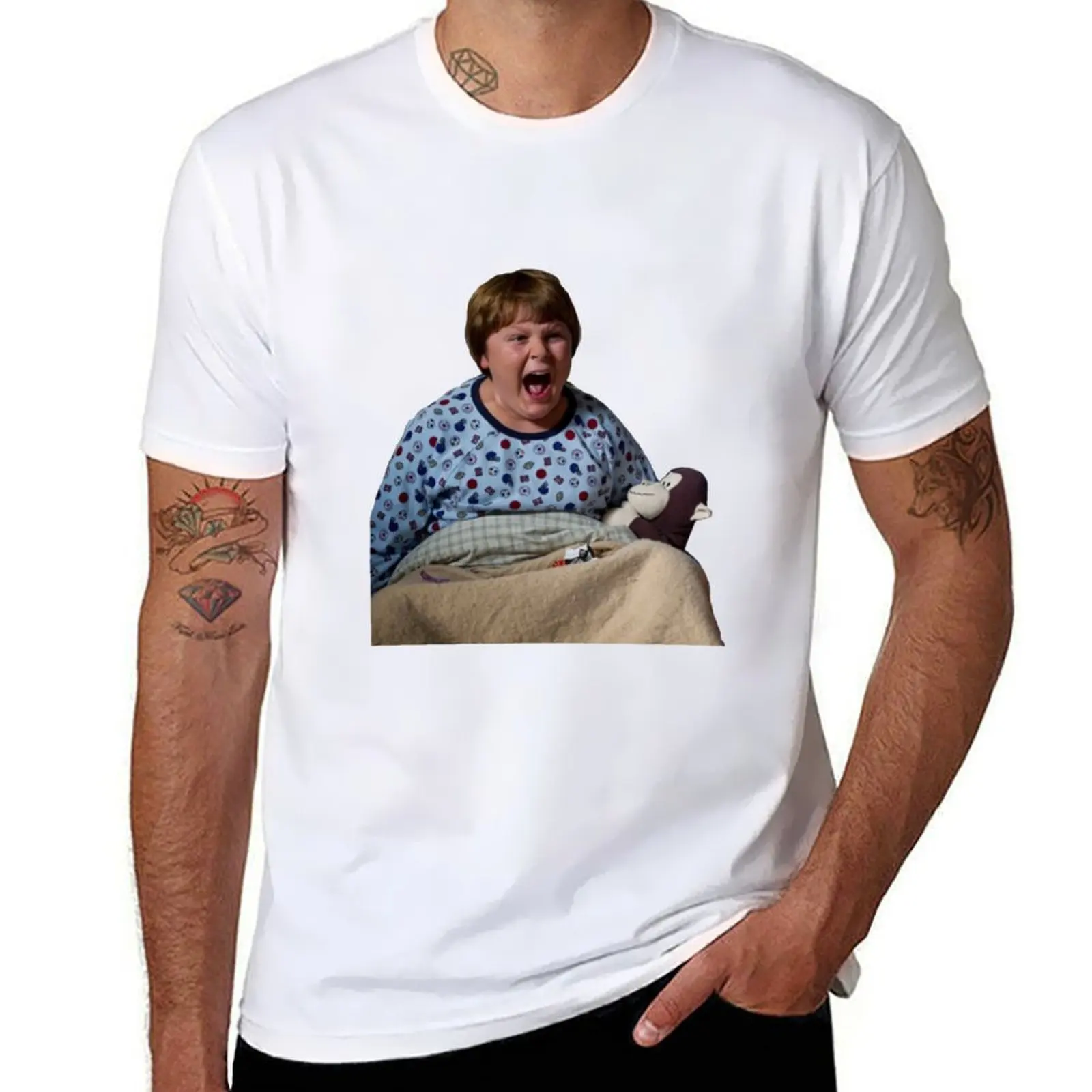 

Scared Rowley T-Shirt Casual Loose Short Sleeve Tee for Men