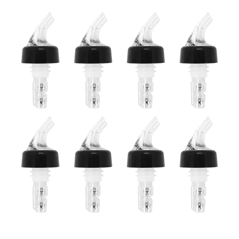 

2025 Trend8 шт. Автоматическая мерная бутылка, наливной станок с носиком и хвостом и воротником, разливщики для бутылок с ликером 1 унция/30 мл