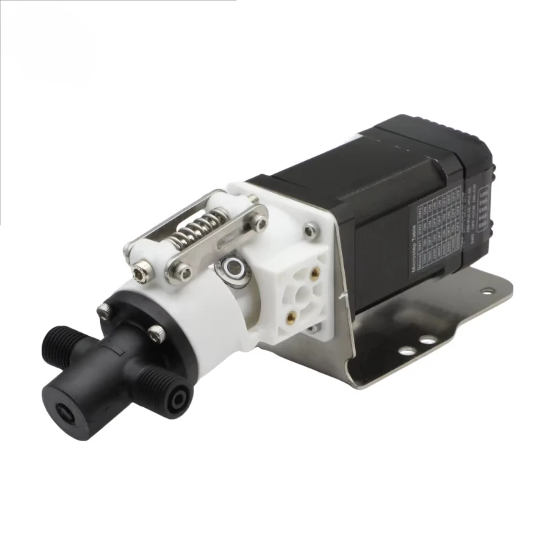 

High Precision Valveless Ceramic Plunger Pump Pure Electric Metering Pump Self Suction Micro Addition Pump Filling Assembly