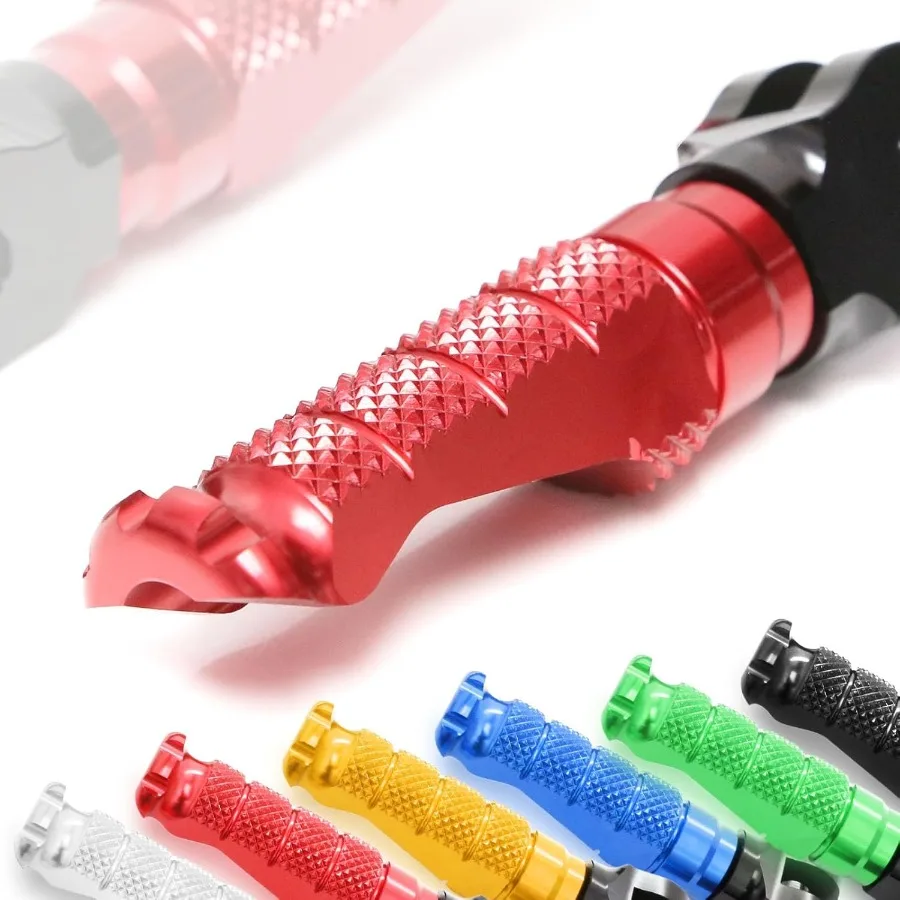 

MCMOTOPARTS RFIGHT Green Front Footpegs 1.5 inch Extended Pegs for Enhanced Riding Position and Improved Control on Z900 SE Mod