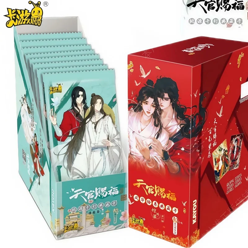

Оригинальная Kayou Heavenly официальная карта благословения 2st Shocking Hong Chapter Fenghua живопись прокрутка аниме коробка для сбора периферийных устройств