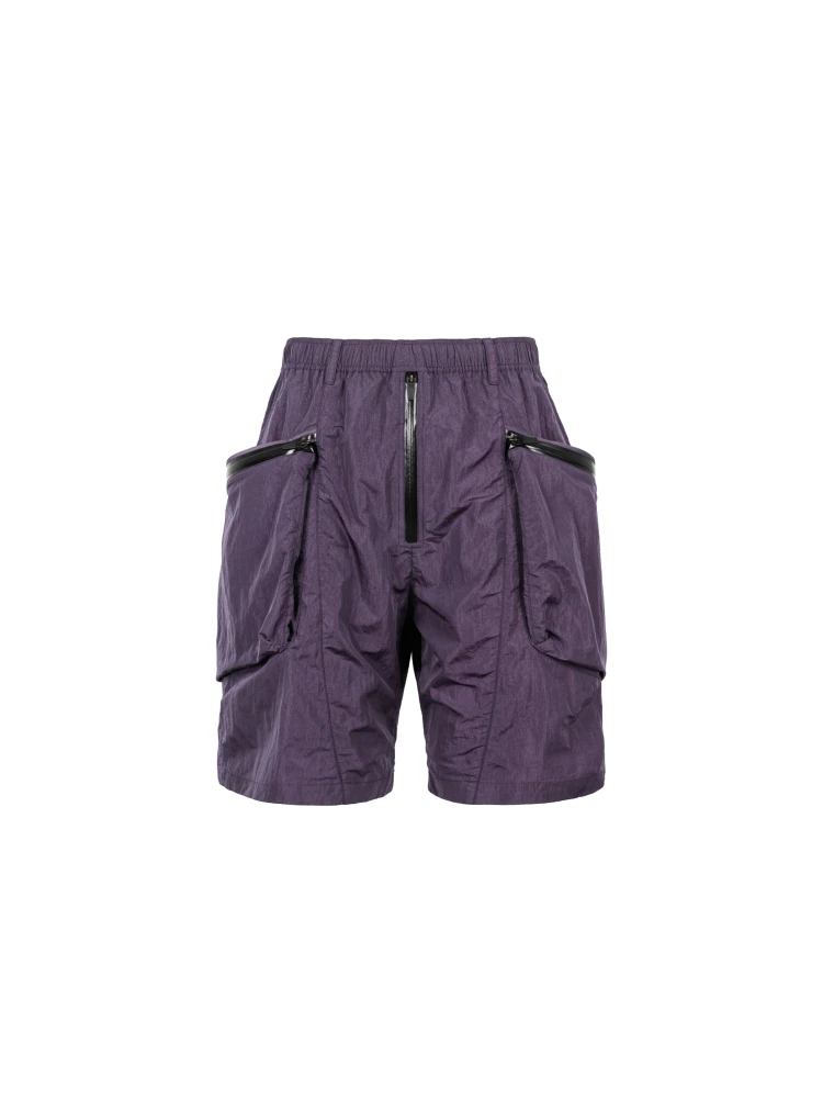 

INCONSTANT 25SS Purple Metal Nylon Boxer Shorts workwear streetwear fashion techwear cargo short