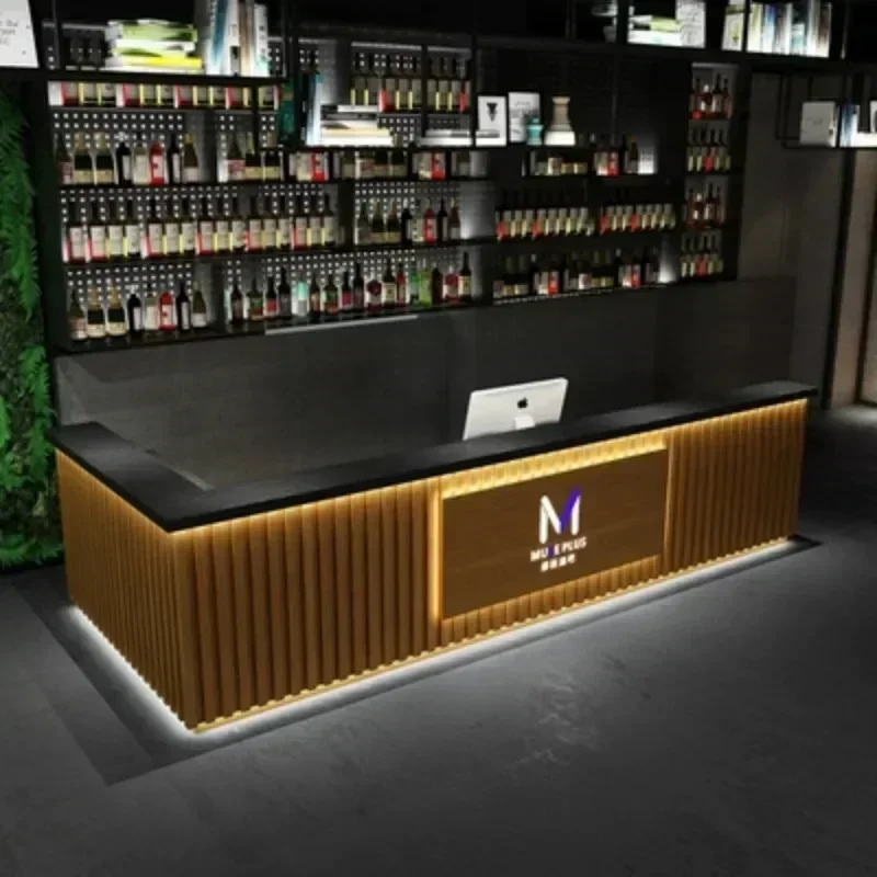 Shop Service Counter Shop Reseption Desks Counter Customer Entrances Tables Hairdresser Luxurious Office Hairdressing Furniture