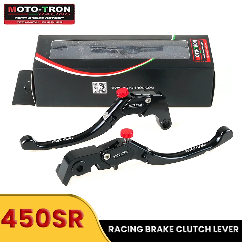 

MOTO-TRON Motorcycle Adjustable Left Right Brake Clutch Lever For CFMOTO 450SR CNC Folding Handle