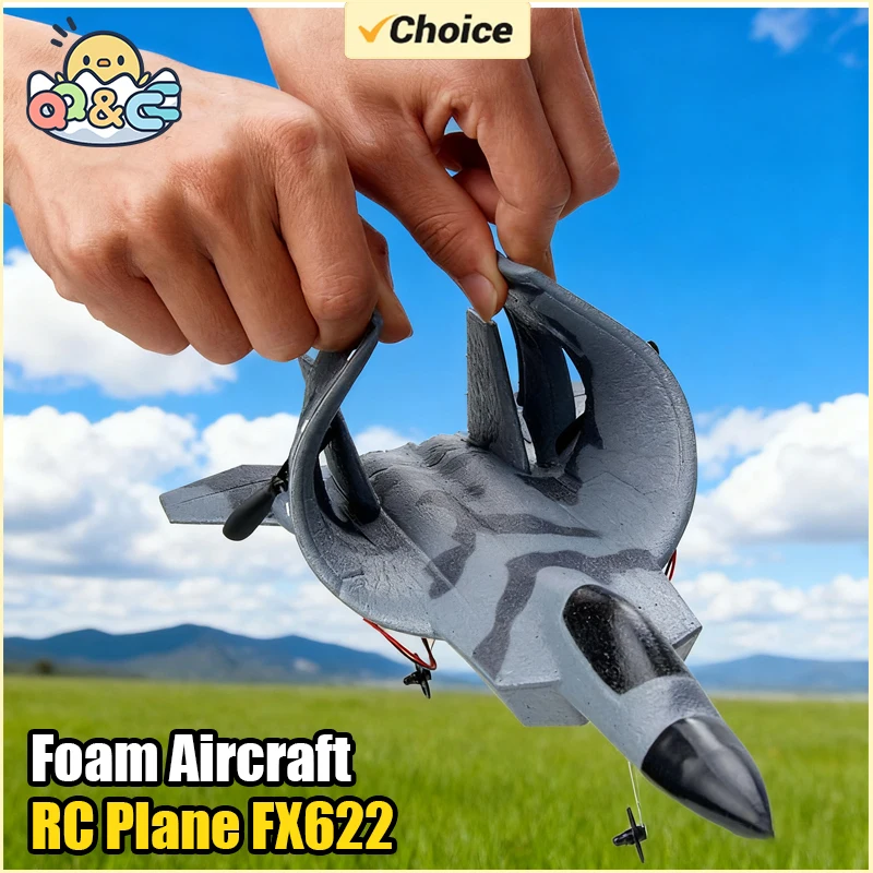 フォーム航空機 ラジコン飛行機 飛行機 FX622 RC 飛行機 グライダー 戦闘機 固定翼航空機 子供の誕生日プレゼント 男の子向け