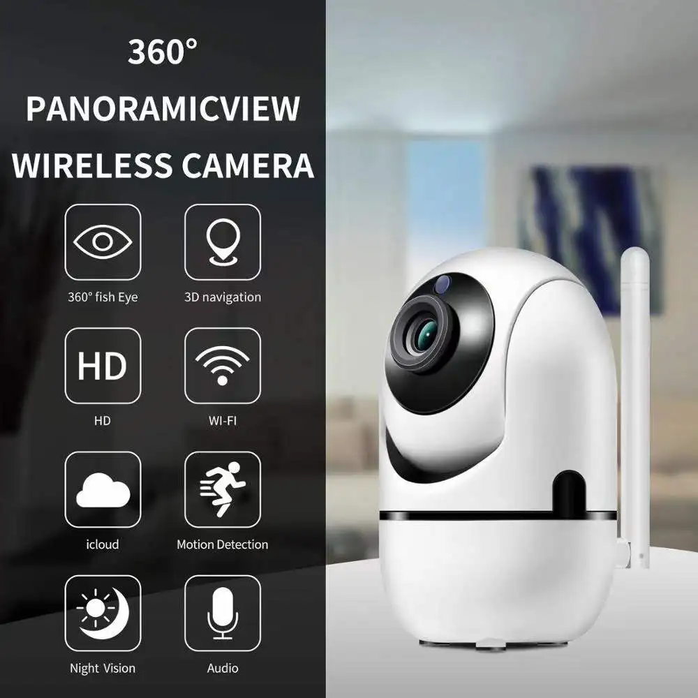 2MP 1080P Ycc365/Tuya APP Full Color Motion Detection WIFI PTZ  IP Dome Camera AI Humanoid Home Security CCTV Baby Monitor