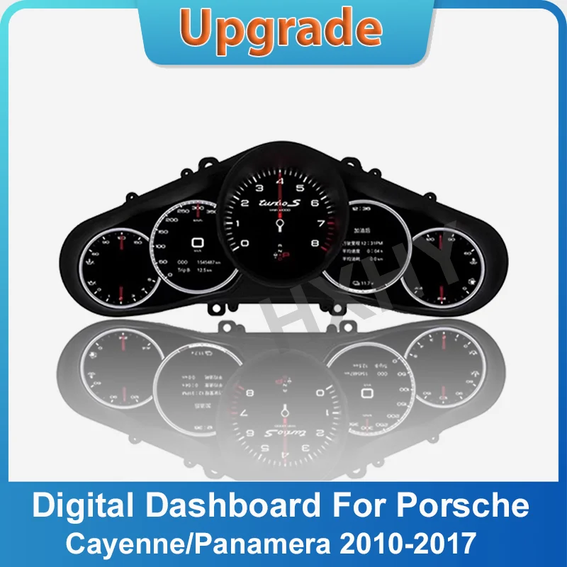 New Car LCD Digital Cluster For Porsche Cayenne Panamera 2010-2017 Virtual Cockpit SpeedMeter Dash Screen Instrument Panel Unit