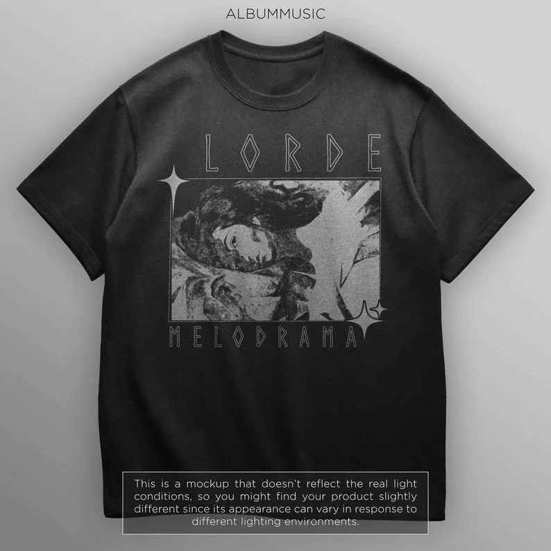 

Lorde Music Shirt, Melodrama Album Vintage 90s Y2K T-shirt, Gift For Fan Graphic Tee