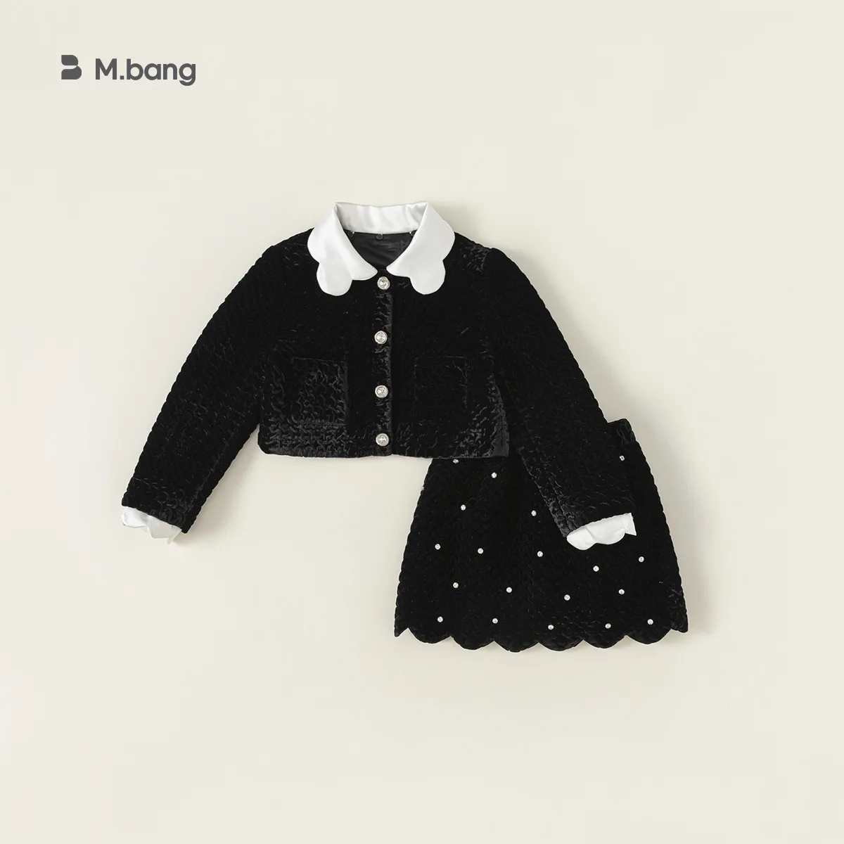 

Baby Girl Clothes Suit Children Clothing Girls Spring New Clothing Little Girl Foreign Style Clothes Baby Small Fragrance Suit
