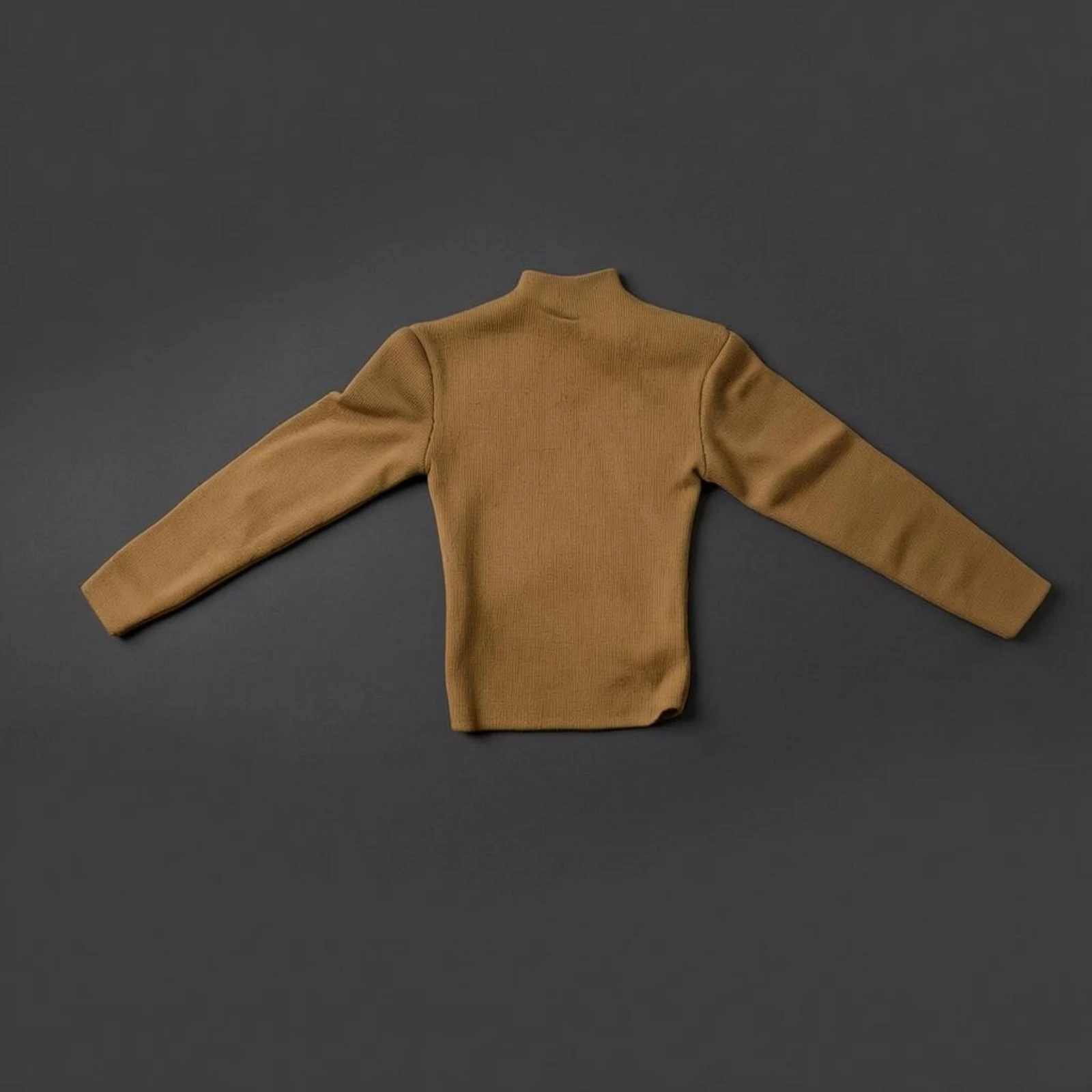 1/6 Scale Long Sleeve Top Plain Miniature Pullover Top Action Figure Pullover Soft Cloth Toy Clothing Mix and Match