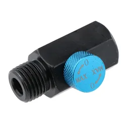 1/4inch NPT Air Flow Regulator 19x37mm Steel Control Tool  Compressed Air Pressure Valve Tool Air Adjustment Switch