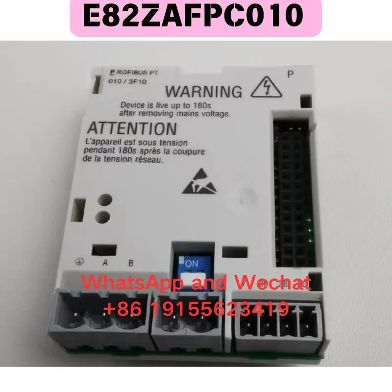 Used E82ZAFPC010 Luntz inverter IO board module Functional test OK