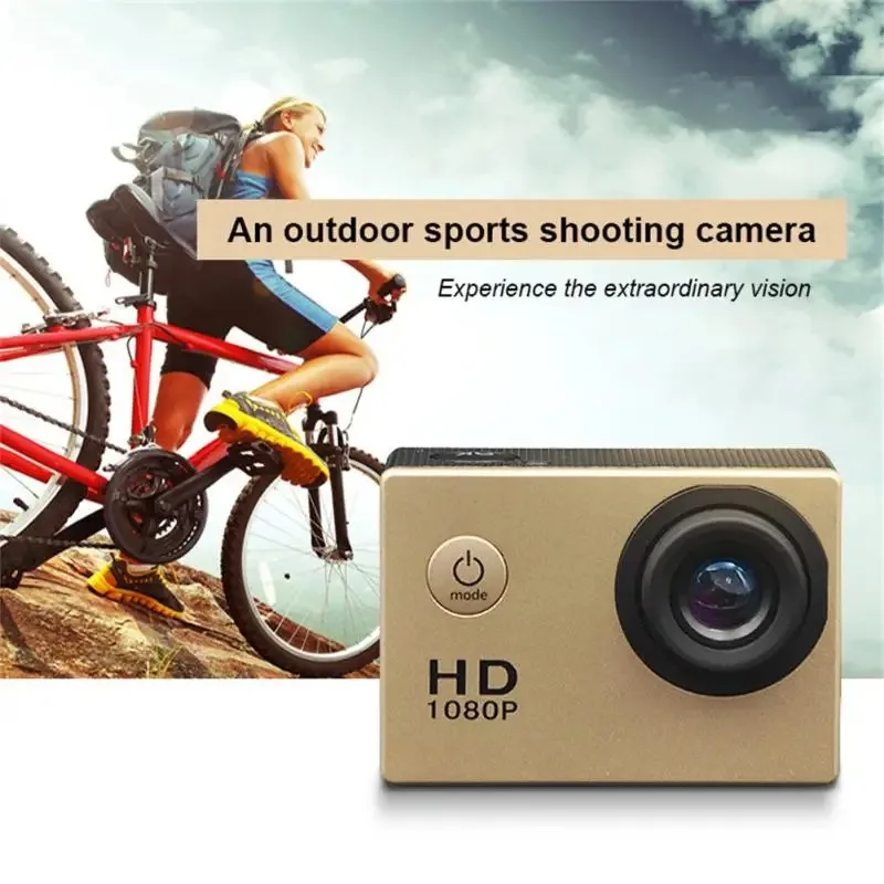 Car Motorcycle Sports Mini Action Camera Ultra H-D Waterproof Camera 2.0 Inch Camcorder Sports Wide-angle Cam DV Go Car Cam Pro