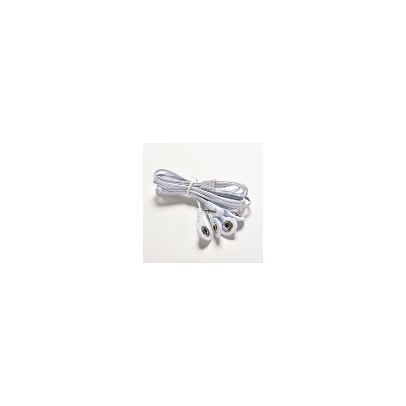 2.5mm Head 4 way Lead electrode wire Cable For Tens Slimming full body massager