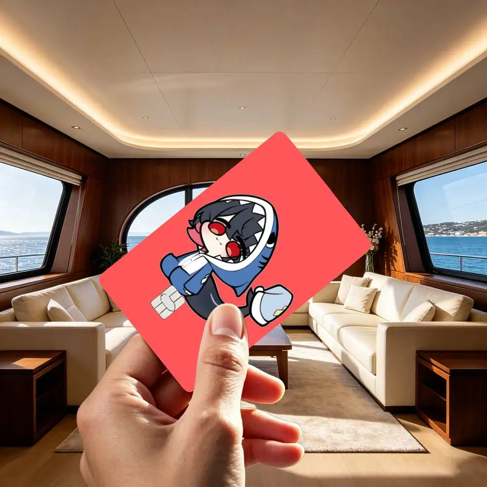 Hot Game ZZZ Ellen Joe Credit Card HD Stickers Small Chip Waterproof Sticker Game Card Decal Gift