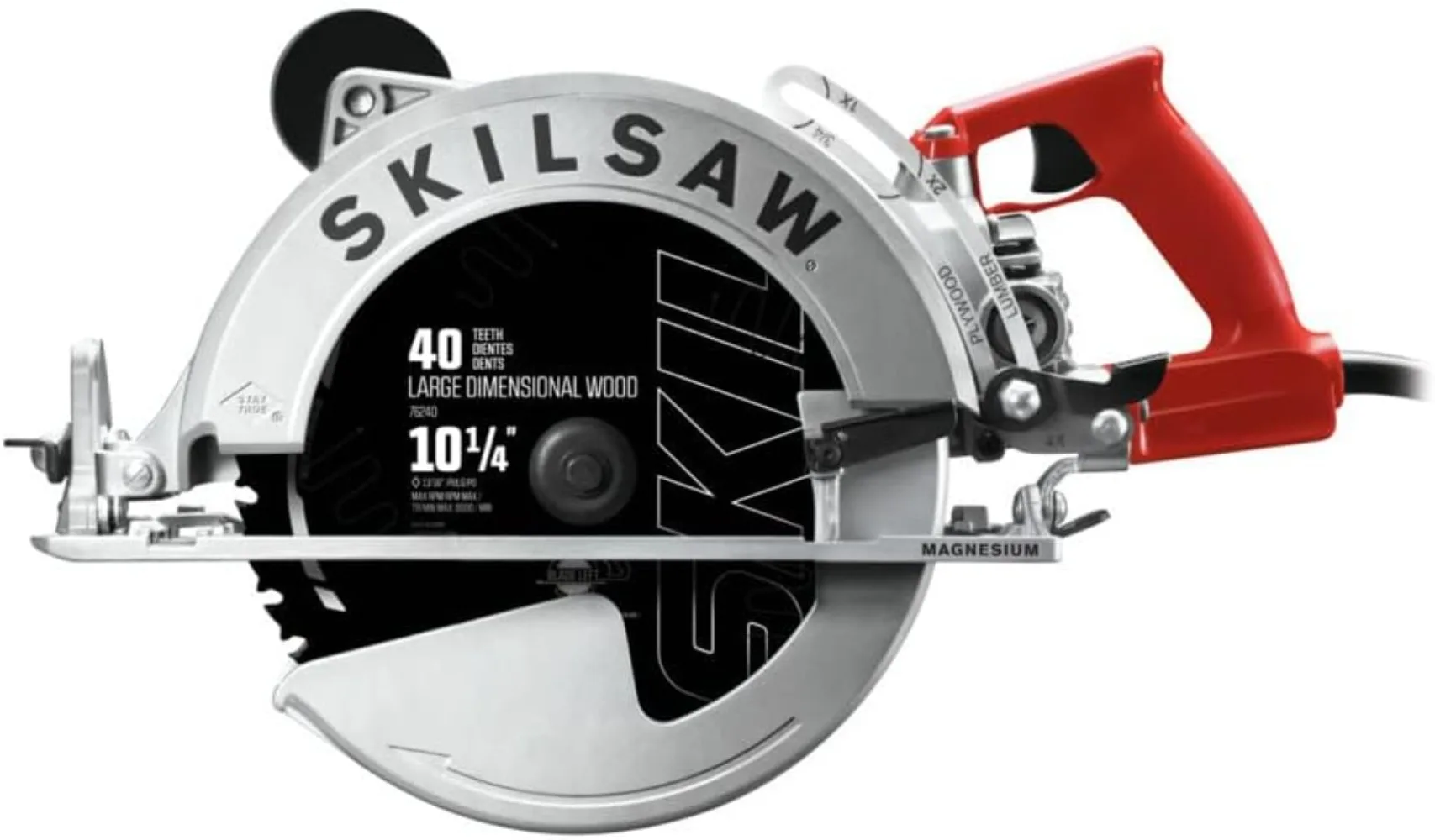 10-1/4 in. Magnesium Worm Drive Circular Saw with Twist Lock