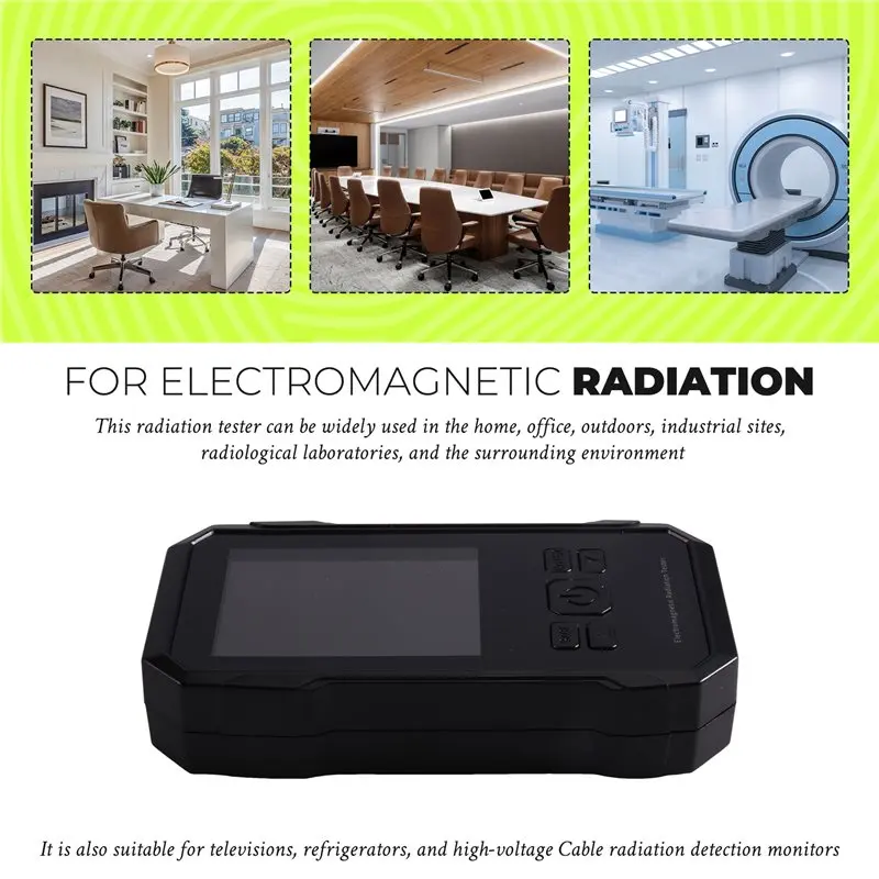 [NEW!A25P】 Handheld 3-In-One EMF Meter For RF Radiation Detection Electric Field Magnetic Field For Electromagnetic Radiation