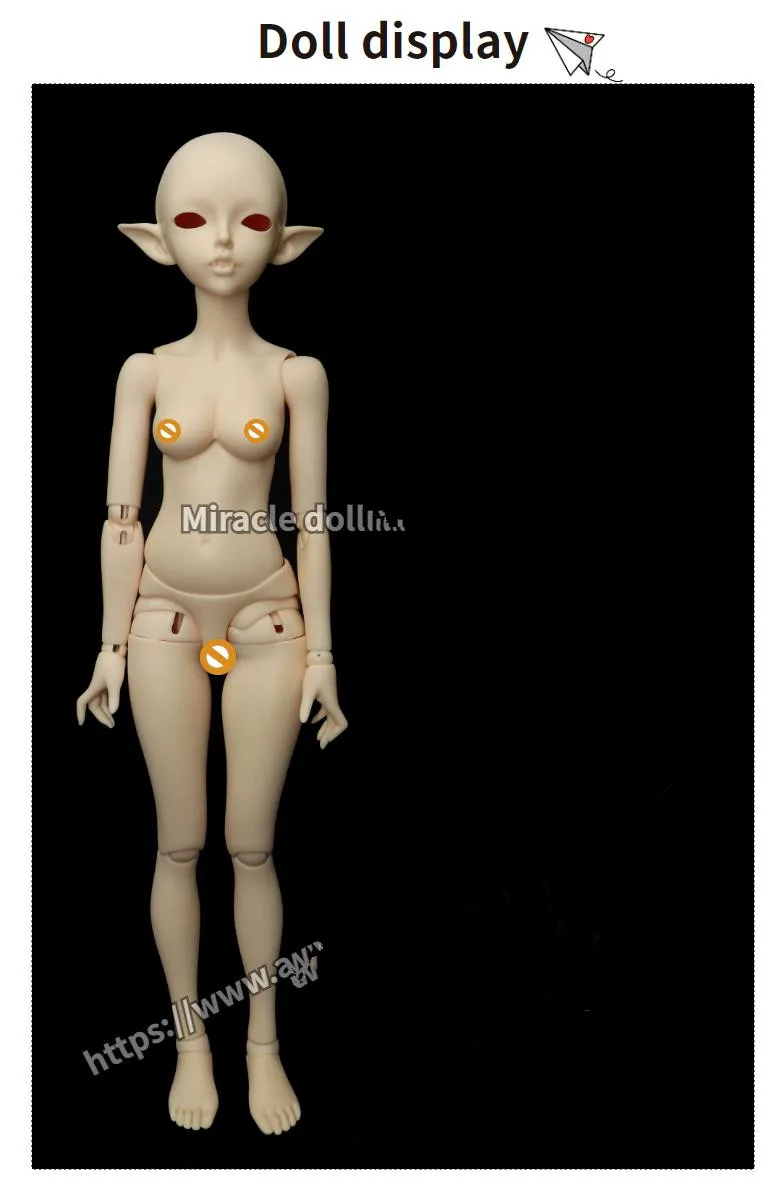 Happy Amethyst SD BJD lalka 1/4-Hwayu Wampirzyczka Elf, darmowy zestaw oczu z zaawansowanej żywicy, prezent świąteczny dla dziewczynki