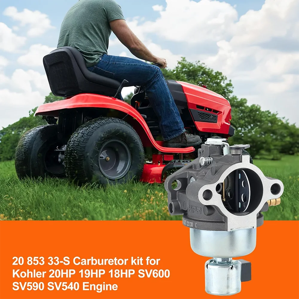 

20 853 33-S SV600 Carburetor For Kohler SV541 SV590 530 601 610 620 591 540 470 480 471 Lawn Mower Replace 2085316-S 20 853 14-S