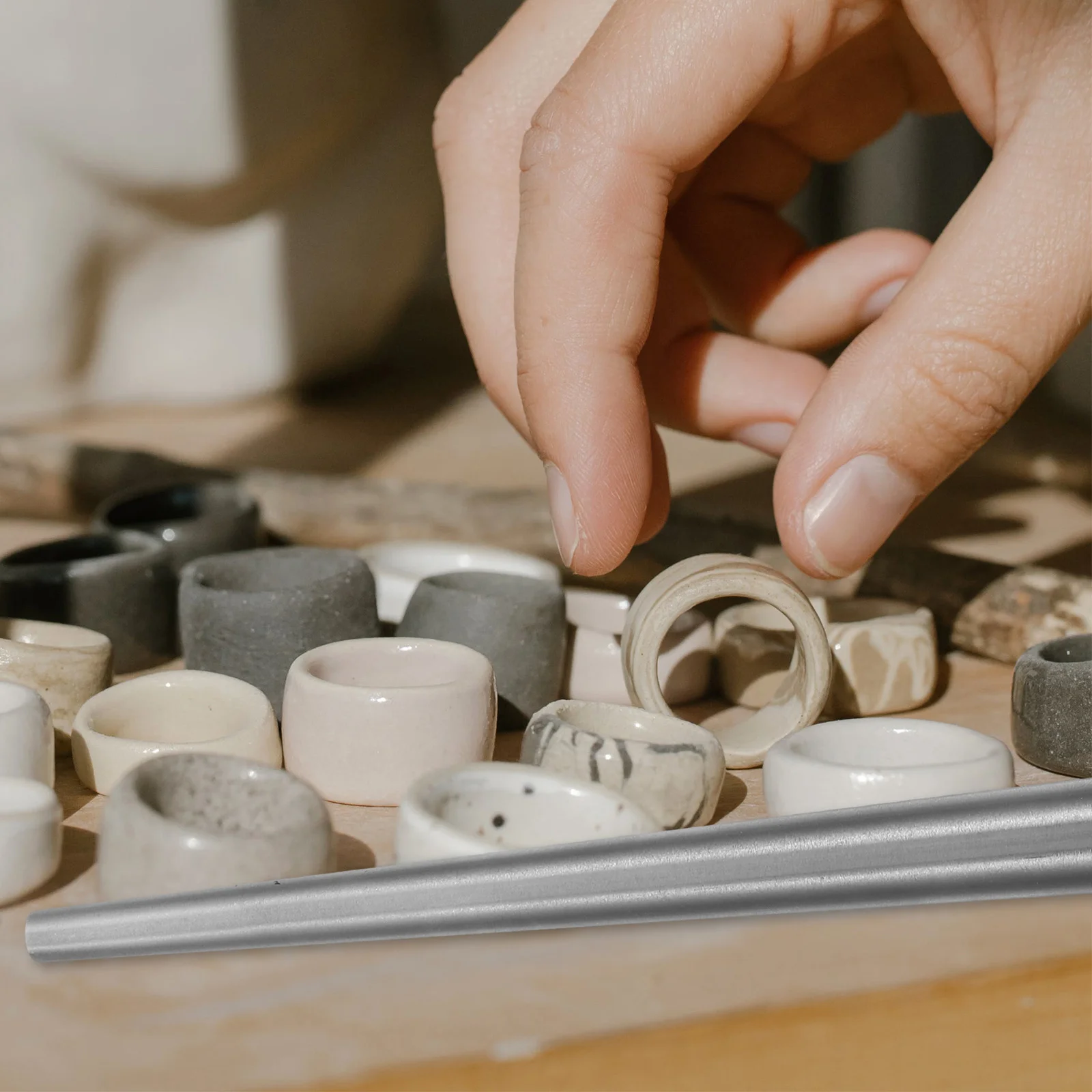 

Ring Sizer Tool 270Mm Tapered Mandrel Stick for Accurate Measurement Resizing Restoration - Professional Grade Jewelry Making