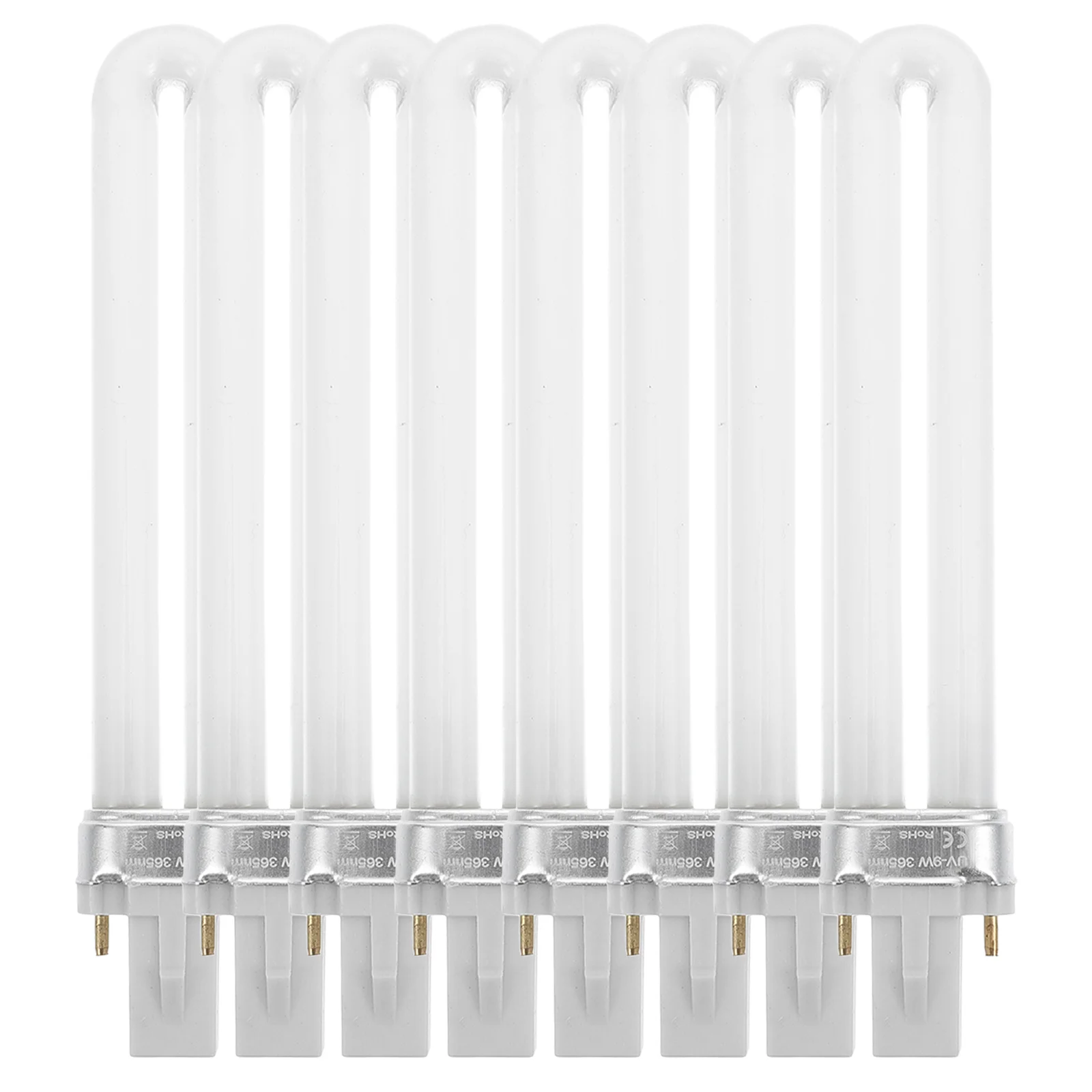 

8Pcs Nail Lamp Tube 9W Professional Beauty Salon Durable Nail Gel Light Replacement Drying Uv LED Gel Cure Lamp