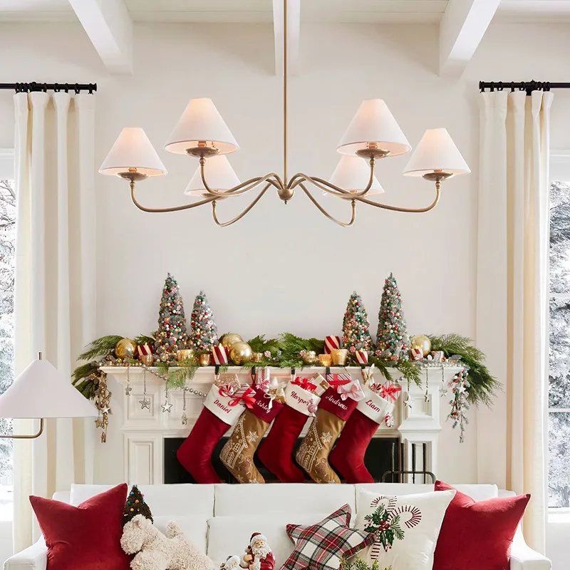 American minimalist living room chandelier, antique style restaurant, retro bedroom, study, creative lighting fixtures