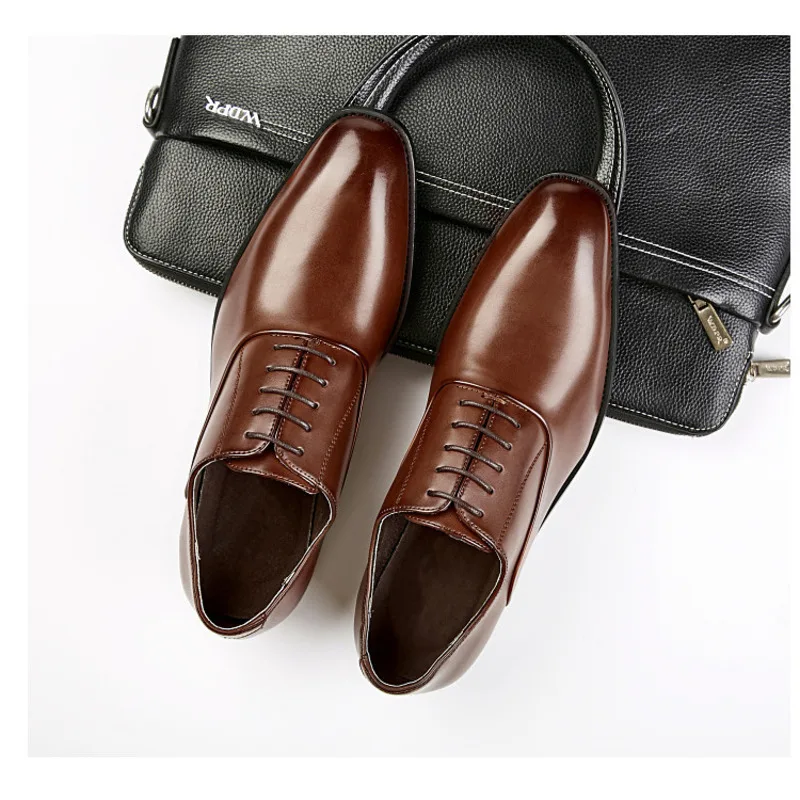 

2024 Leather Men's Genuine New Gentlemen's Business Dress Leather Formal Shoes Youth Leisure Oxford Single Shoes мужская обувь