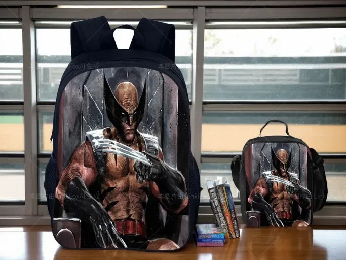 marvel-wolverine-classic-backpack-2-in-1-set-durable-knapsack-and-lunch-baglittle-boy-lightweight-daypack-for-school
