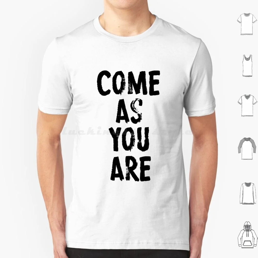 

Футболка с надписью «Come As You Are-Art», 6xl