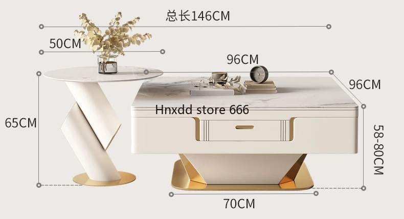 Simple modern mahjong table, coffee table, dining table integrated dual-purpose