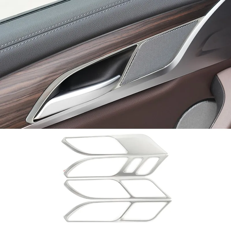 

Для BMW X3 G01 X4 G02 2019-2022 LHD Авто Внутренняя дверная ручка Панель Рамка Наклейки Автомобильные аксессуары Украшение Крышка Накладка