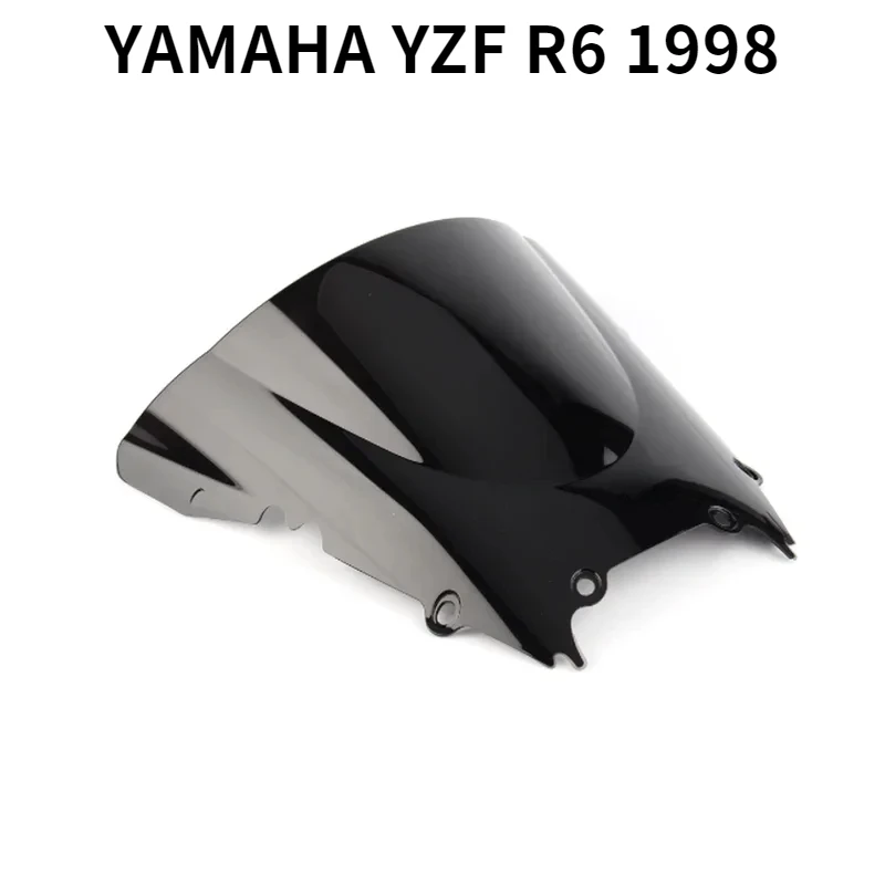 

Yamaha motorcycle suitable for YZF R6 600 1998 1999 2000 2001 2002 dual bubble windshield deflector protector