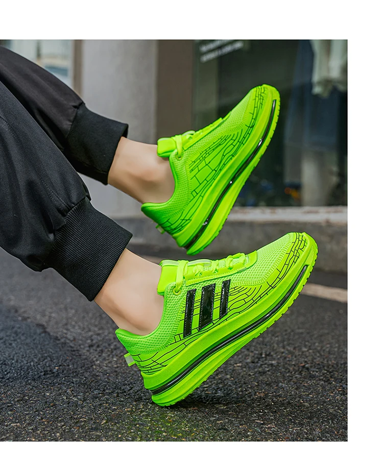Modische Herren-Freizeitsneaker, atmungsaktives Obermaterial, leicht und strapazierfähig, ideal für Sport und den Alltag. – Detail 11