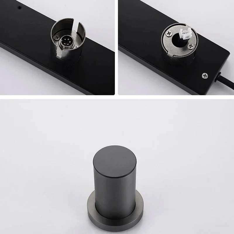 سخان المناشف الكهربائية مع مؤقت مدمج 2 قضبان رفوف مناشف كهربائية من الفولاذ المقاوم للصدأ للحمام جبل مخفي