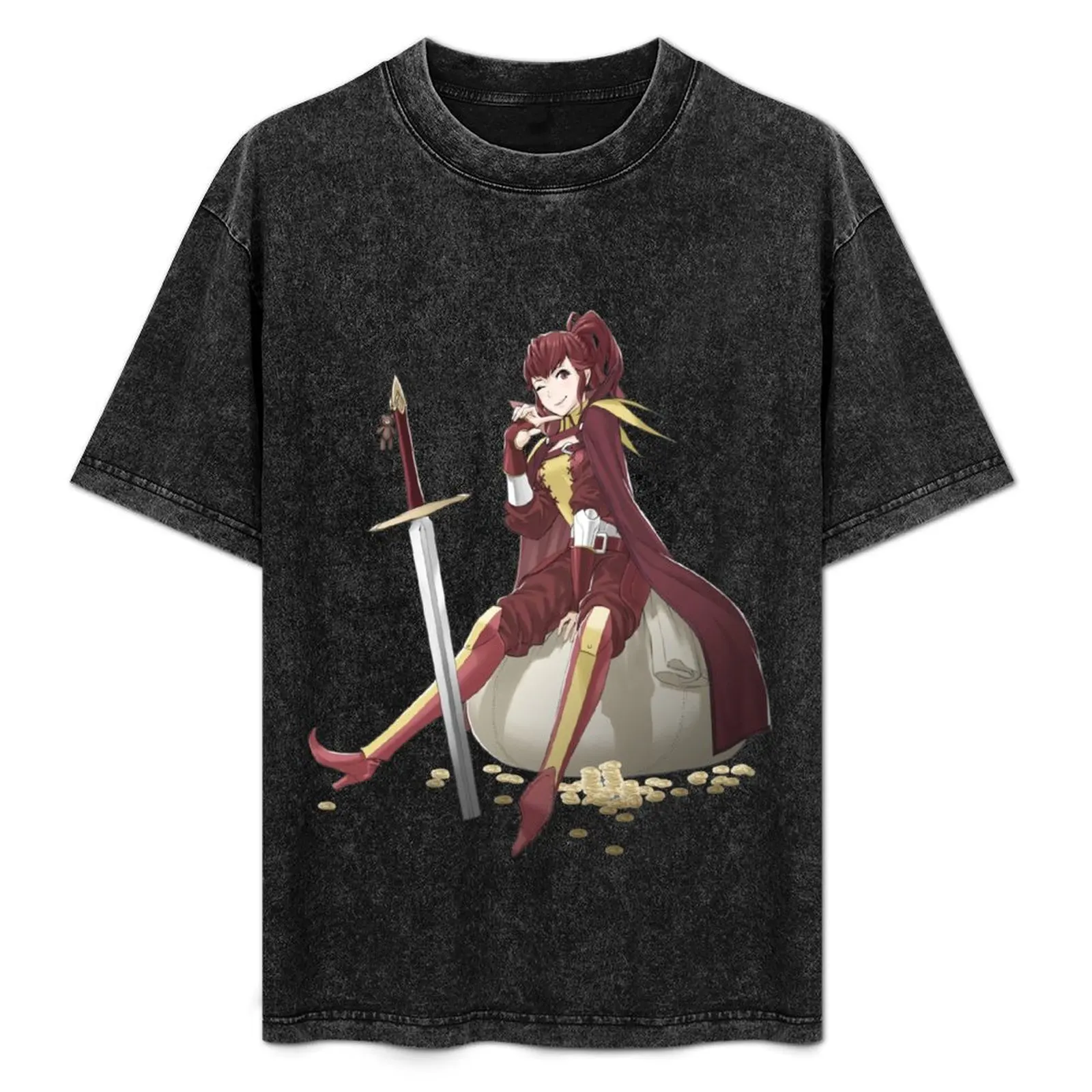 

Anna Fire Emblem Design T-Shirt Casual Basic Short Sleeve T-Shirt