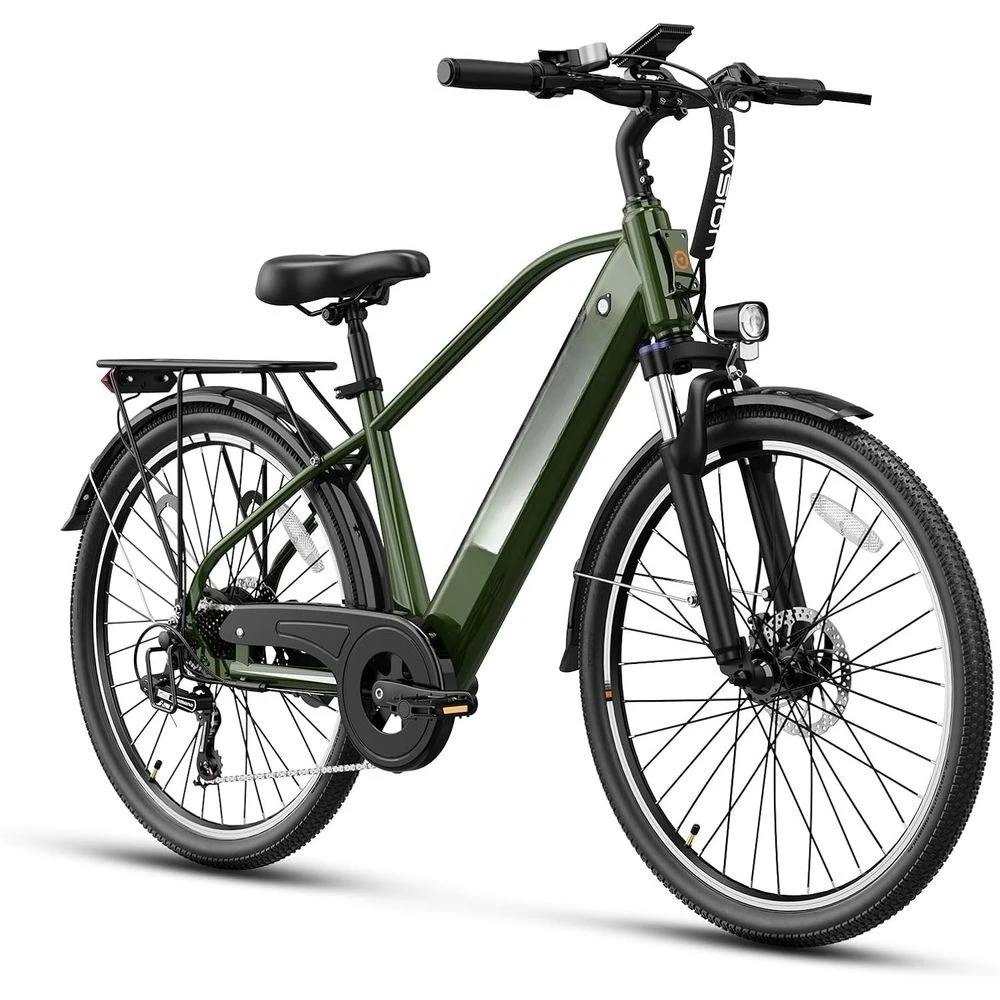 

Электровелосипед для взрослых, 1200 Вт (пиковая мощность), съемный аккумулятор 528 Вт·ч, до 100 км, 45 км/ч, 26-дюймовый городской велосипед с передней подвеской, настраиваемый