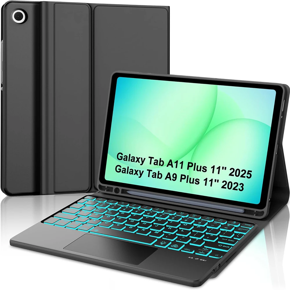 

Keyboard Case for Samsung Galaxy Tab A9 Plus 11 Inch,For Samsung Galaxy Tab A11 Plus 11 lnch Tablet Case Bluetooth Keyboard