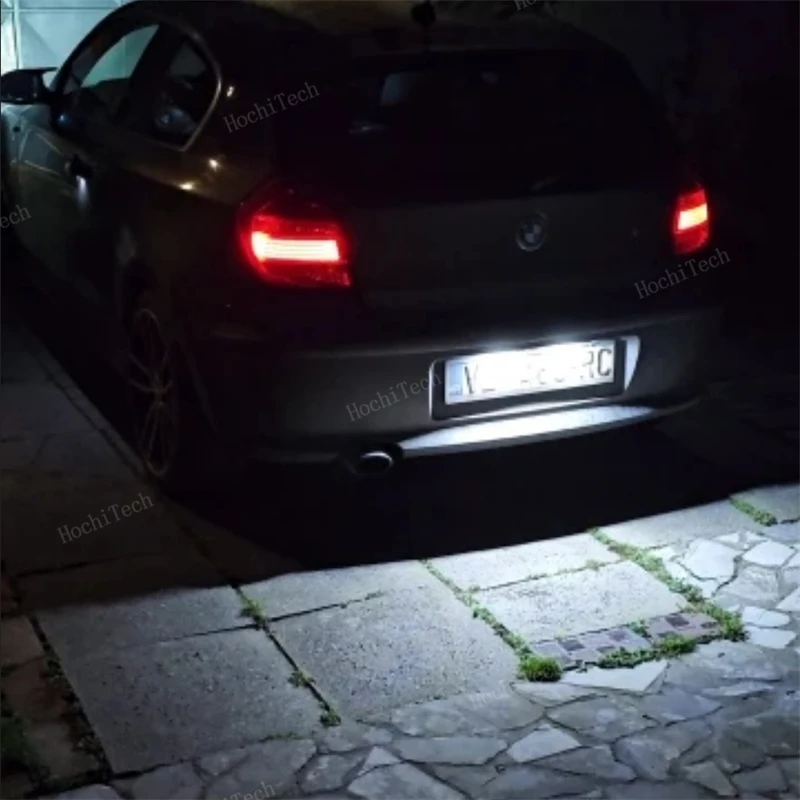 2Pcs Canbus LED License Plate Light For BMW E81 E87 F21 E63 E64 F06 F12 F13 M6 Z4 E85 E86 E89 Mini Cooper Clubman Countryman 12V