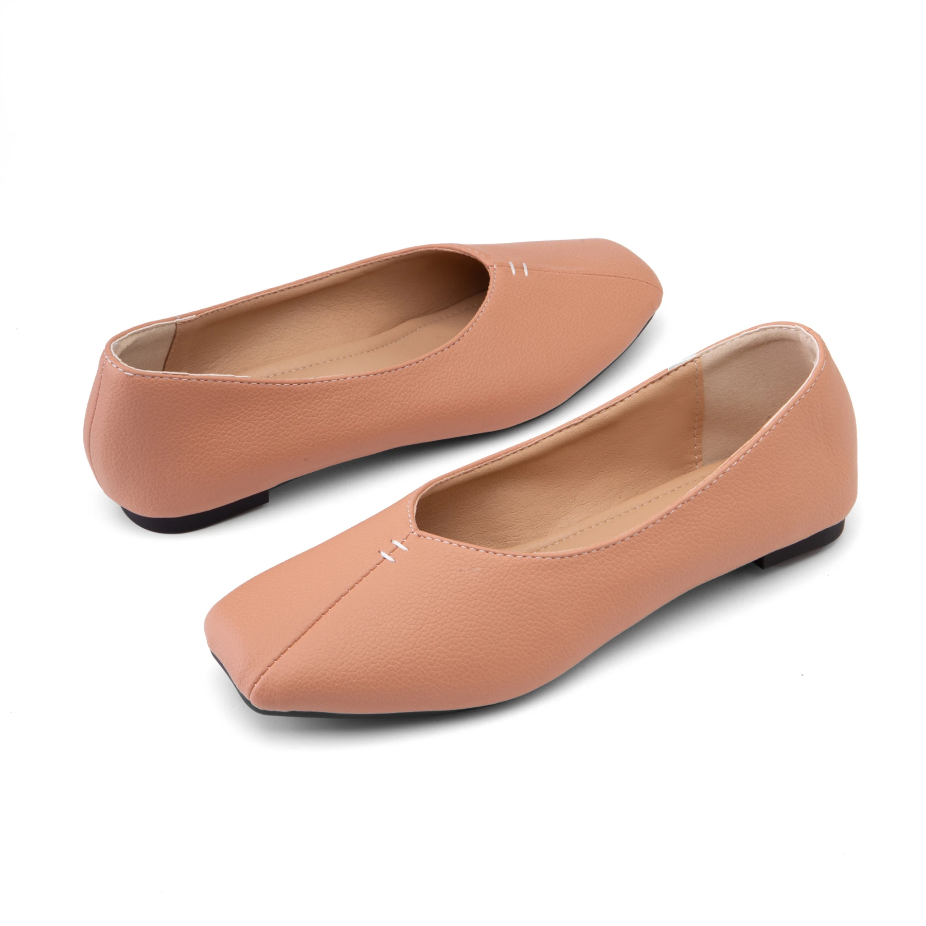 Leather Women's Flats New Arrival Walking Shoes 2023 Spring Summer 9 Colours Plus Size 48 49 50 51 Slip on Comfortable Footwear