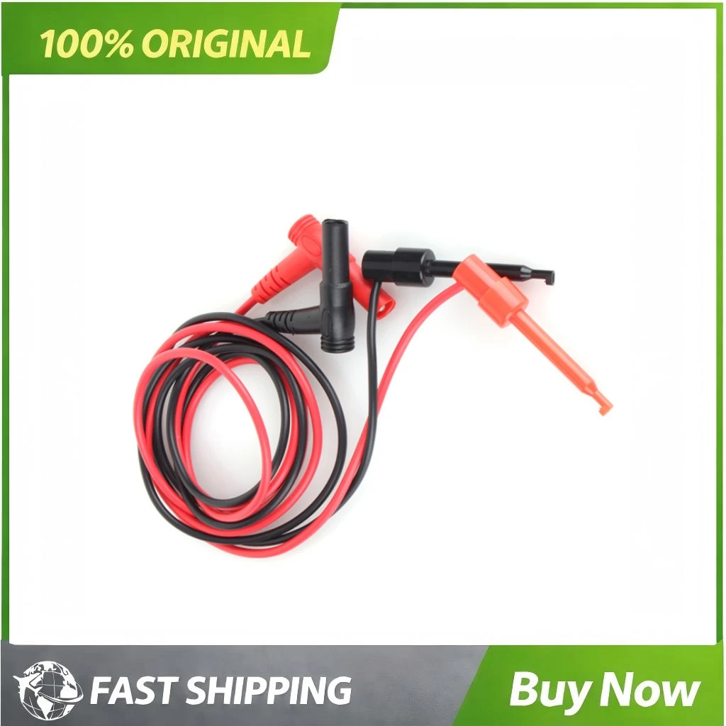 Removable Banana Plugs Test Wire Lead Test Hook Clip Test Hook Cable Multi-Purpose Testing Lead Kit Multimeter Accessories
