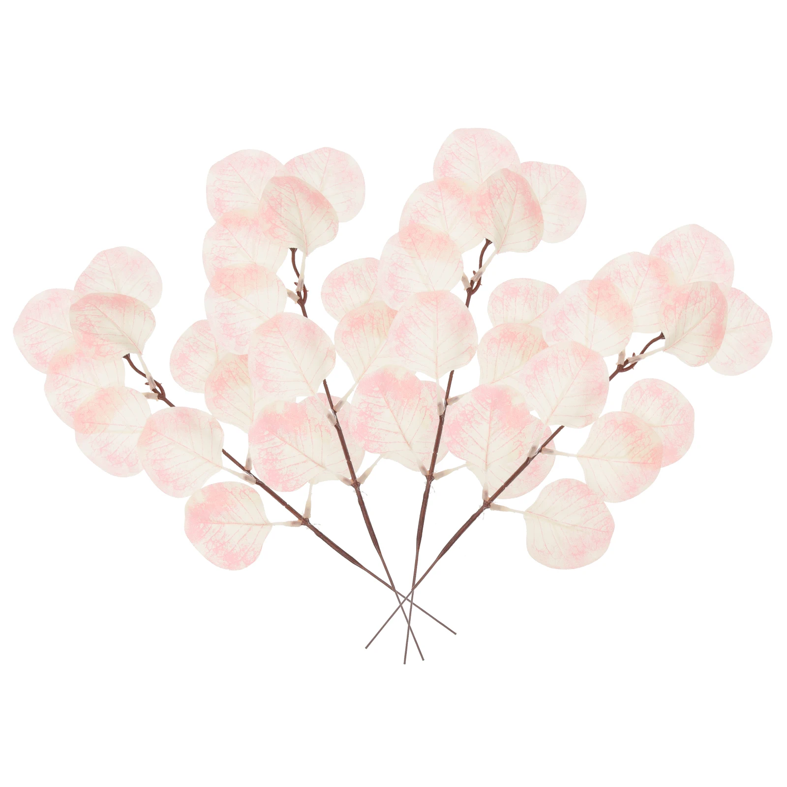 

4 Pcs Greenery Artificial Eucalyptus Artificial Fall Leaves Stems Wedding Home Decor Fall Leaf Modern Greenery Stems