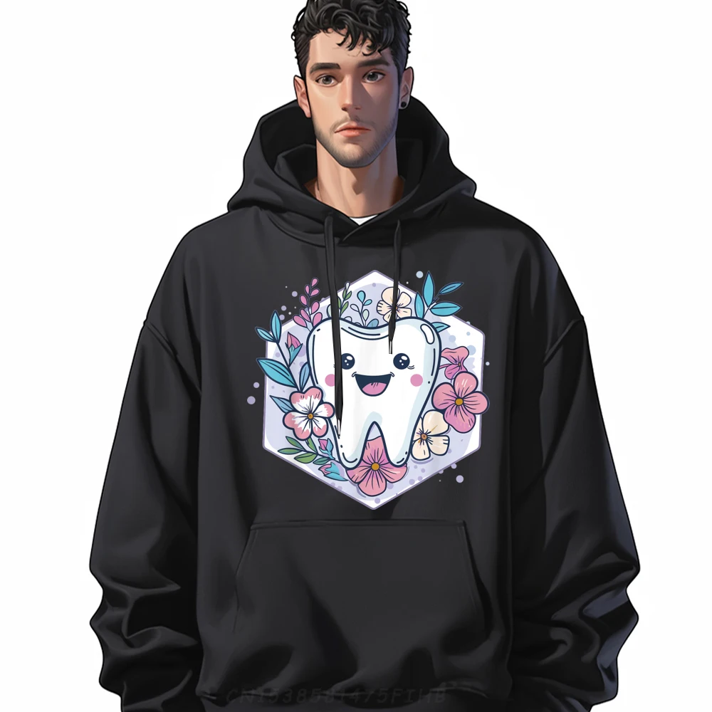 

Cute Tooth I Tooth Latest Men's Sweatshrt O-Neck Long Sleeve Hoodies Outdoor Hoodies