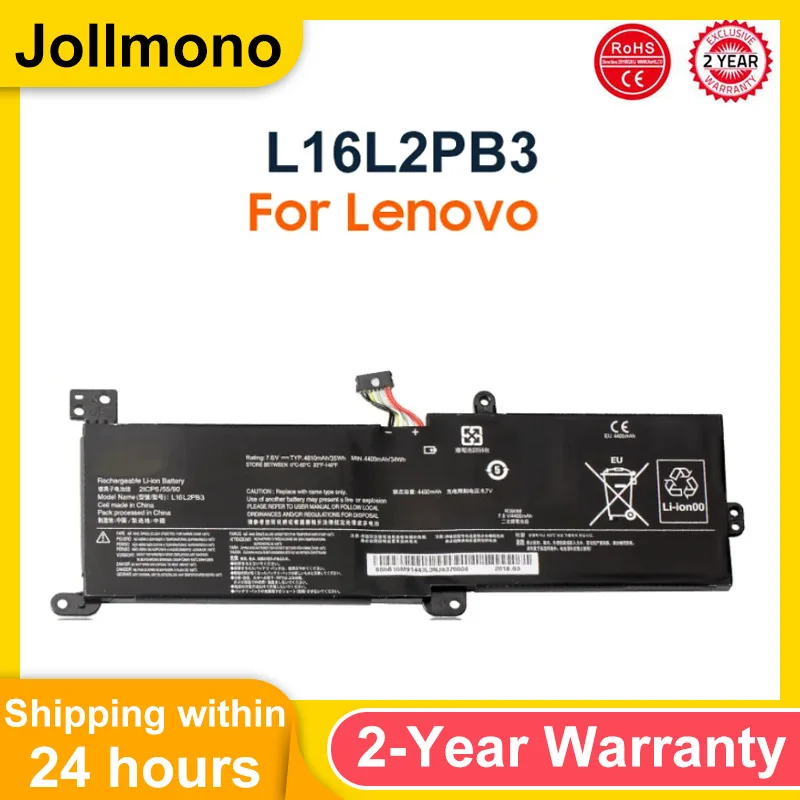 Batería L19D3PF5 L16L2PB3 para Lenovo IdeaPad 3-14ADA05 3-14ARE05 3-14IIL05 3-14IML05 3-15ARE05 3-15IIL05 3-15IML05 L19C3PF7
