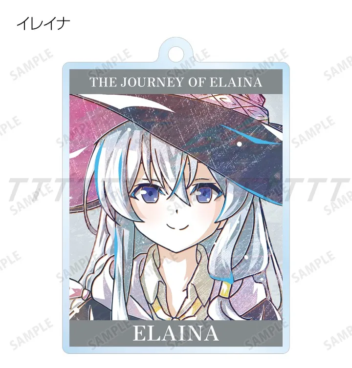 Jogo Fran Saya Sheila Amnesia Elaina Chaveiro Boneca Anime Acrílico Chaveiro Pingente para Presente