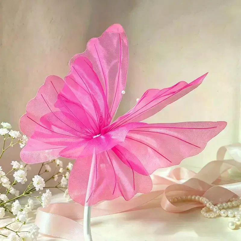 Large 3D Simulation Butterfly 45-50cm Easy to Hang Fake Decor for Wedding Mall Birthday Event Decoration