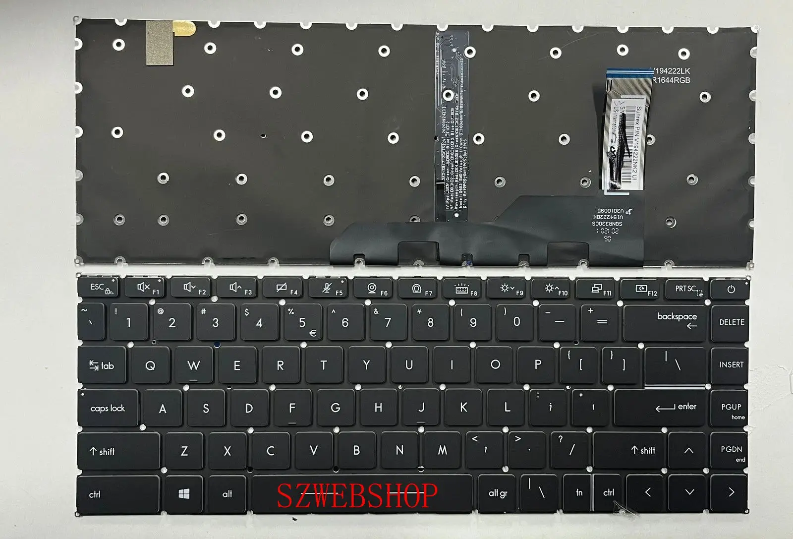 

Новая клавиатура с RGB-подсветкой для ноутбуков MSI Stealth 15M A11UEK A11UE A11SDK A11SEK MS-1563 (US-раскладка)