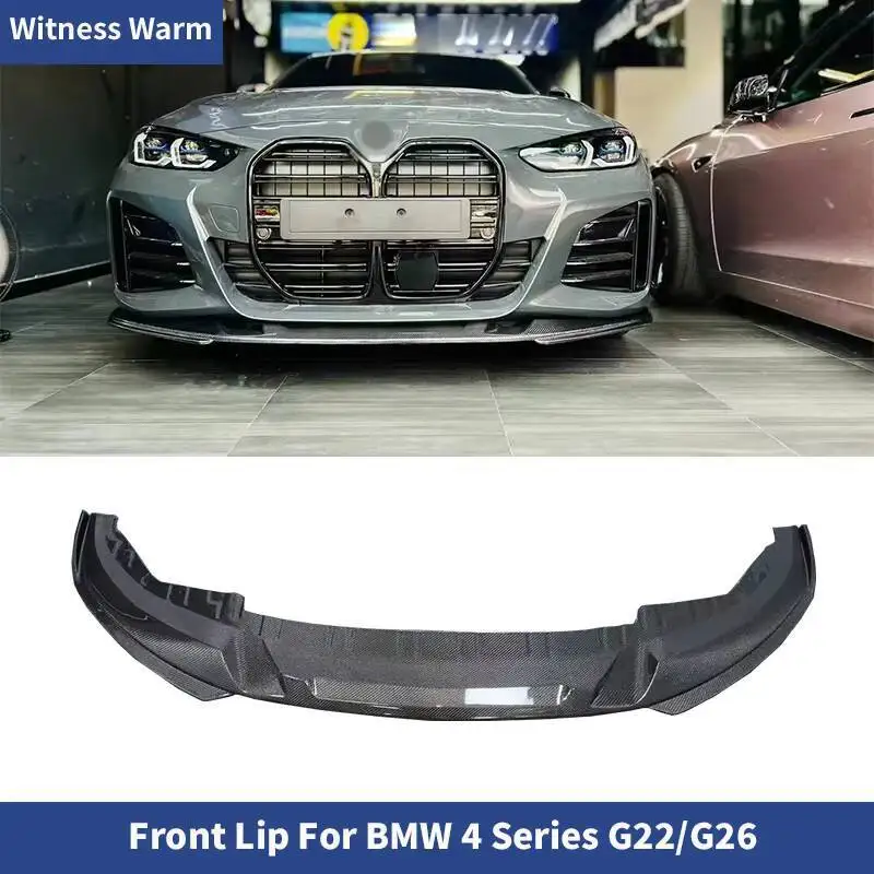 Pare-Choc Avant en Fibre de Carbone pour Voiture, BMW Série 4 G22 G26 M dehors 2021 2022